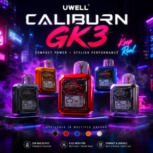 正版 UWELL Caliburn GK3 POD Kit 咖哩棒GK3 空煙彈 替換倉 石中劍 王者之劍 主機套裝